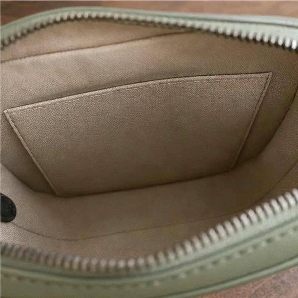 Olive Nylon Crossbody Bag